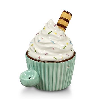 FASHIONCRAFT CERAMIC CUPCAKE PIPE #82547