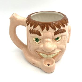 FASHIONCRAFT CERAMIC WACKY WIRED WILLIE MUG #82561