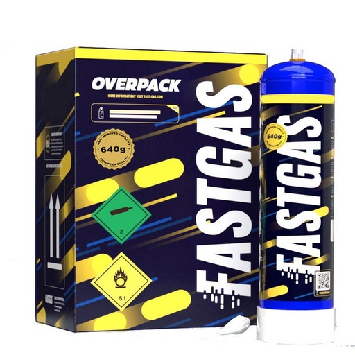 [FAST-11345] FAST GAS NITROUS OXIDE CREAM CHARGER 640G BOX OF 6