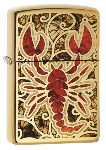 [041689114725] ZIPPO LIGHTER SCORPION SHELL 29096