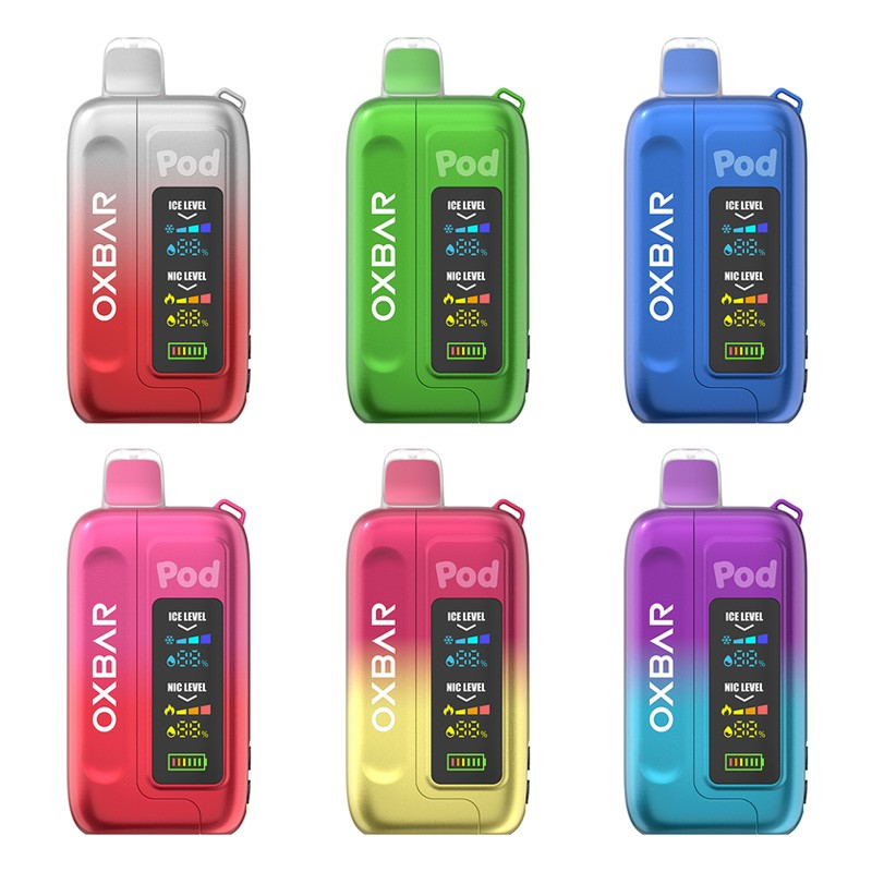 POD JUICE X OXBAR ICE + NIC DISPOSABLE TESTING STATION 5CT **MUST BUY 5 OXBAR TO GET THIS FOR FREE**