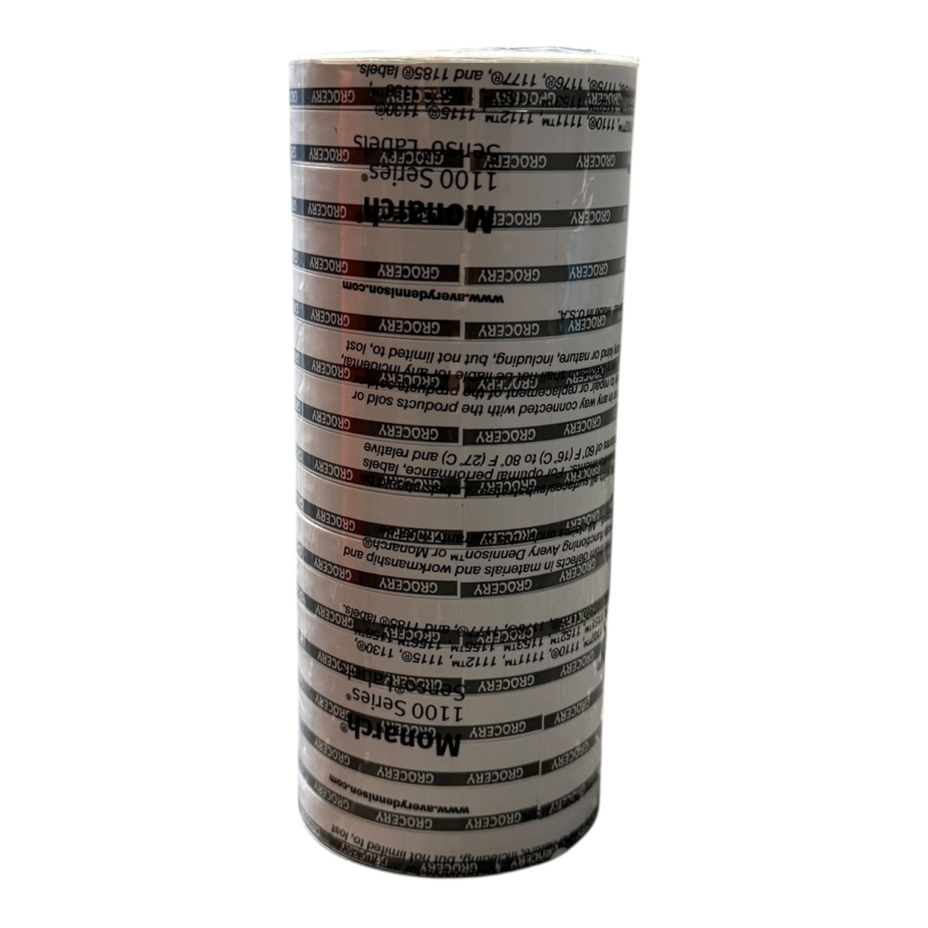 PRICE GUN LABEL WHITE 15CT ROLLS