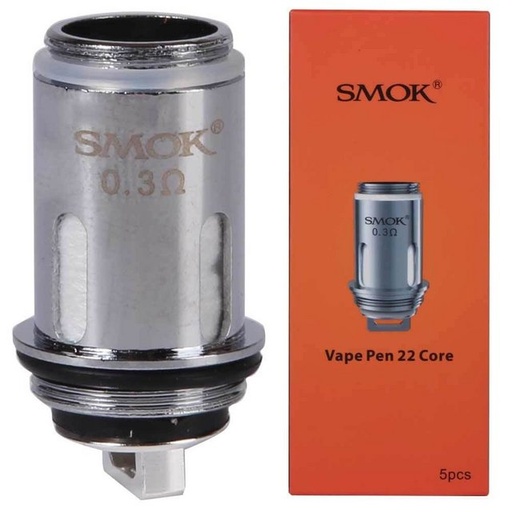 [Temp-HAM-004444] SMOK VAPE PEN 22 CORE 0.3OHM 5CT