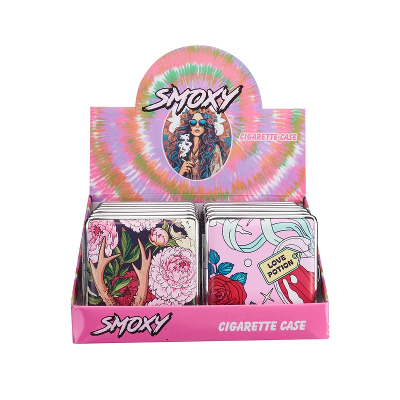 SMOXY GIRL CIGARETTE CASE #SG304D BOX OF 12