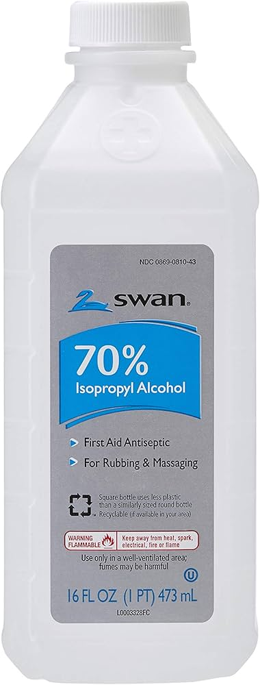 SWAN 70% ISOPROPYL ALCOHOL FIRST AID ANTISEPTIC 16OZ