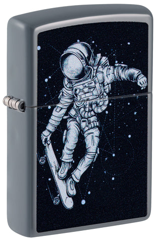 [191693535440] ZIPPO LIGHTER SKATEBOARDING ASTRONAUT DESIGN 48644