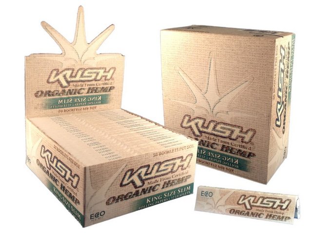 KUSH ORGANIC HEMP KINGSIZE SLIM 50CT