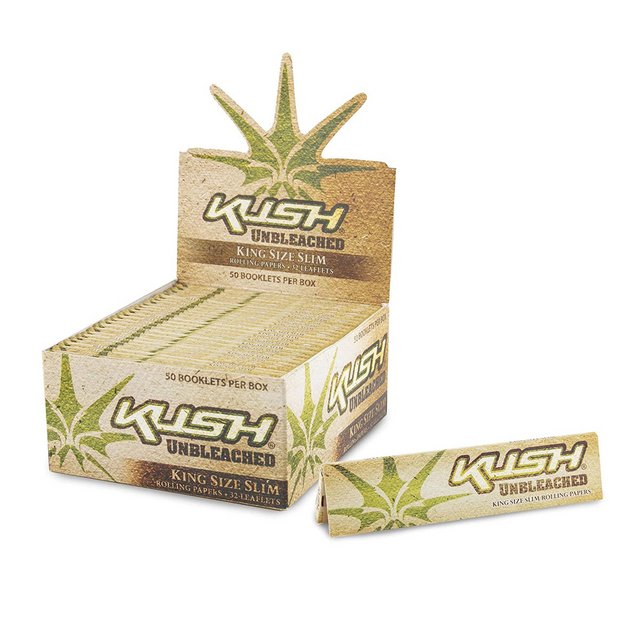KUSH UNBLEACHED KINGSIZE SLIM 50CT