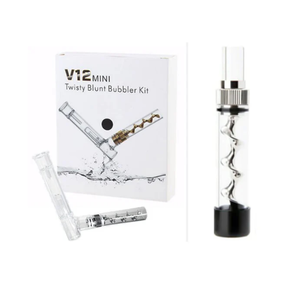 V12 MINI TWISTY BLUNT BUBBLER KIT ASSORTED COLORS