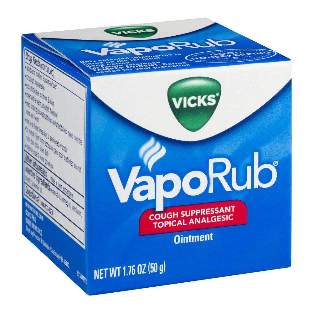 VICKS VAPORUB TOPICAL ANALGESIC 50G JAR BOX OF 12