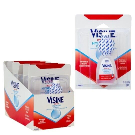 VISINE RED EYE HYDRATING COMFORT 8ML BOX OF 6