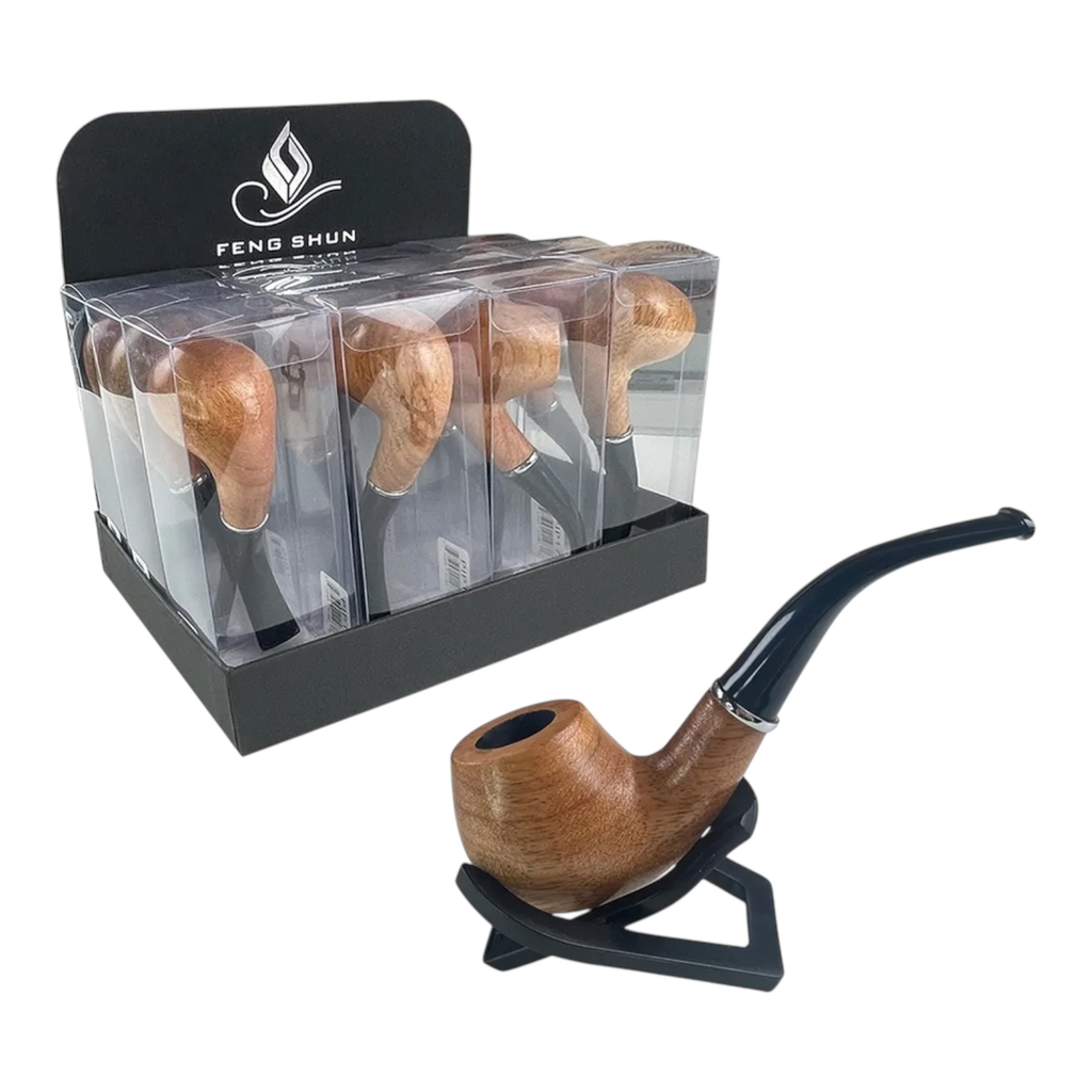 WOOD PIPE LIGHT COLOR FINISH #PIP17 BOX OF 15