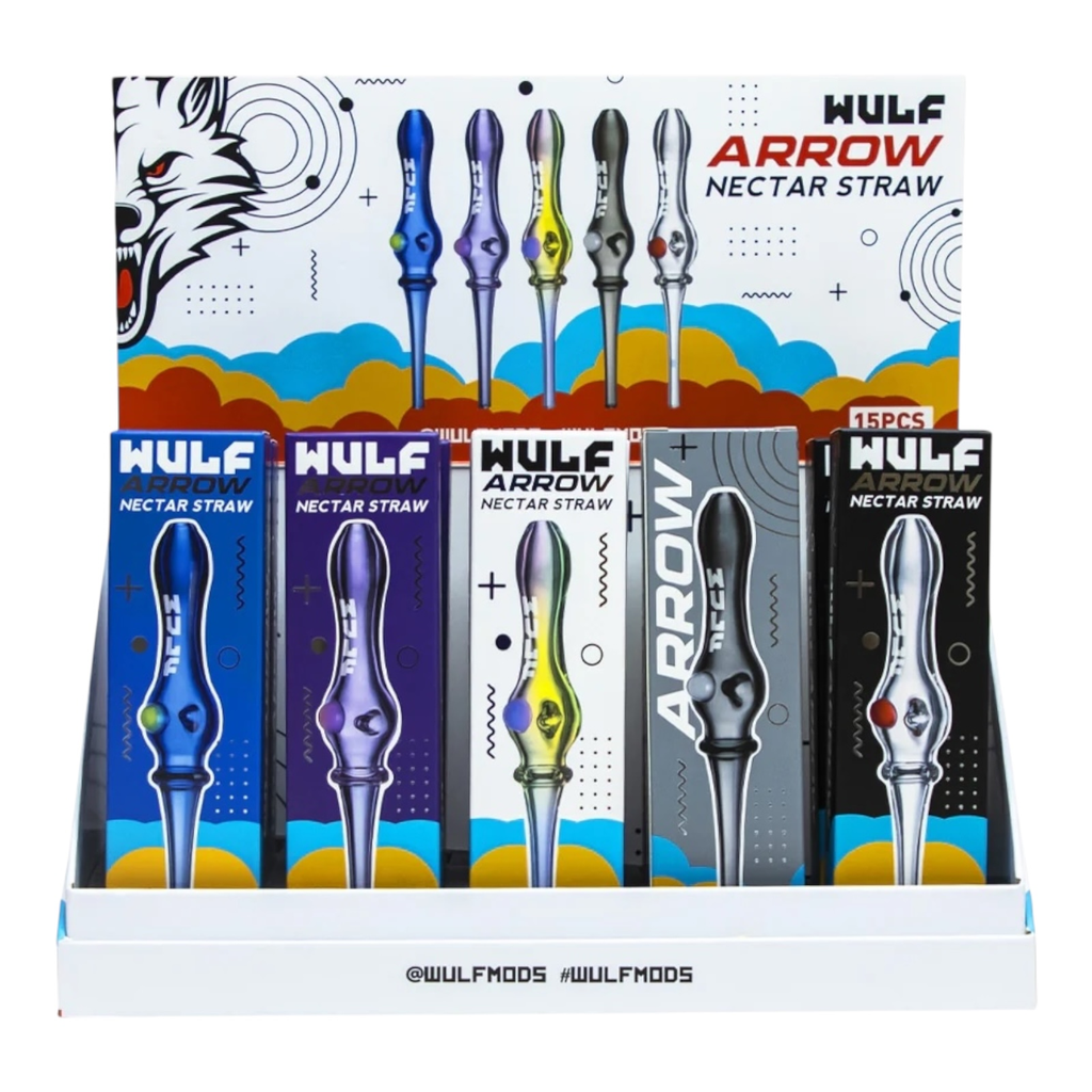 WULF ARROW NECTAR STRAW BOX OF 15