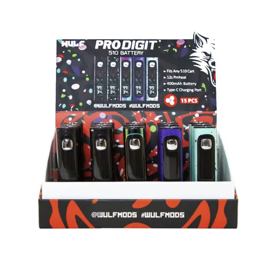 WULF PRO DIGIT 510 BATTERY BOX OF 15