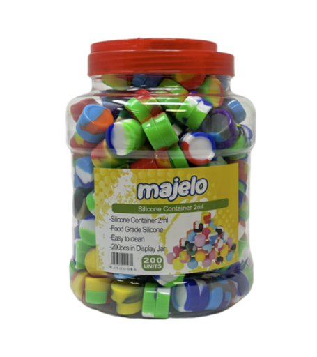 [INTREF01199] MAJELO SILICONE CONTAINER 2ML #MJ001471 200CT JAR