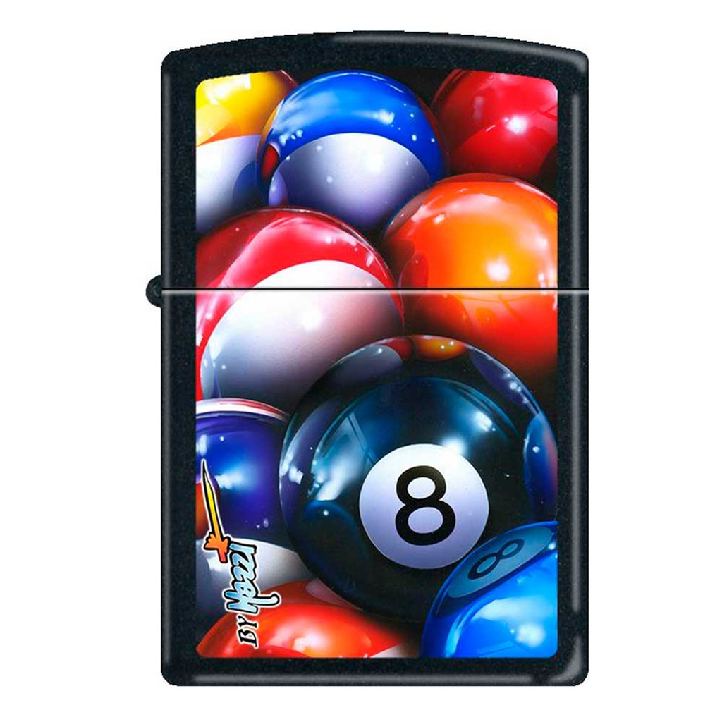 ZIPPO LIGHTER MAZZI 8 BALL DESIGN
