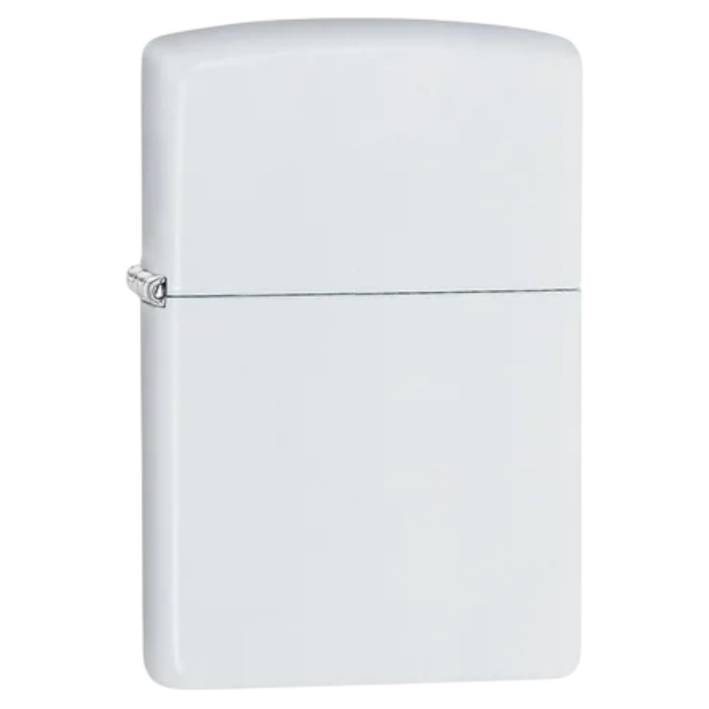 ZIPPO LIGHTER REGULAR WHITE MATTE DESIGN