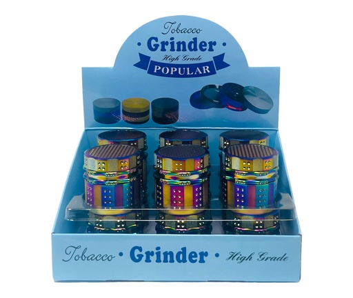 [TOBA-08037] TOBACCO GRINDER 4 PARTS #MD150XC BOX OF 12