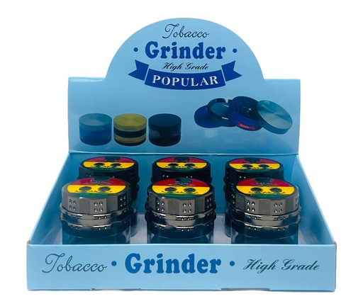 [TOBA-08039] TOBACCO GRINDER 4 PARTS #MD150ZT-1GT-DY BOX OF 6