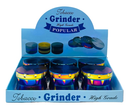 [TOBA-08045] TOBACCO GRINDER 4 PARTS #MD132XC BOX OF 6