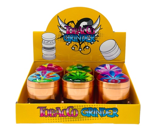 [TOBA-08053] TOBACCO GRINDER 4 PARTS #MD147SJ-2 BOX OF 6