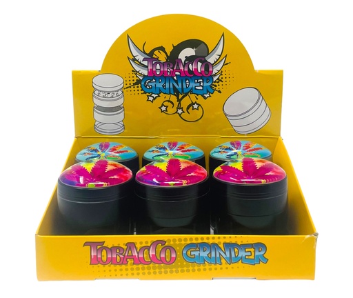 [TOBA-08055] TOBACCO GRINDER 4 PARTS #MD147SJ-1 BOX OF 6