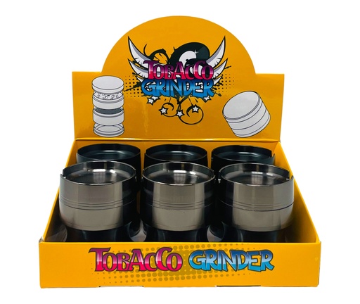 [TOBA-08063] TOBACCO GRINDER 4 PARTS #MD141-1P BOX OF 6