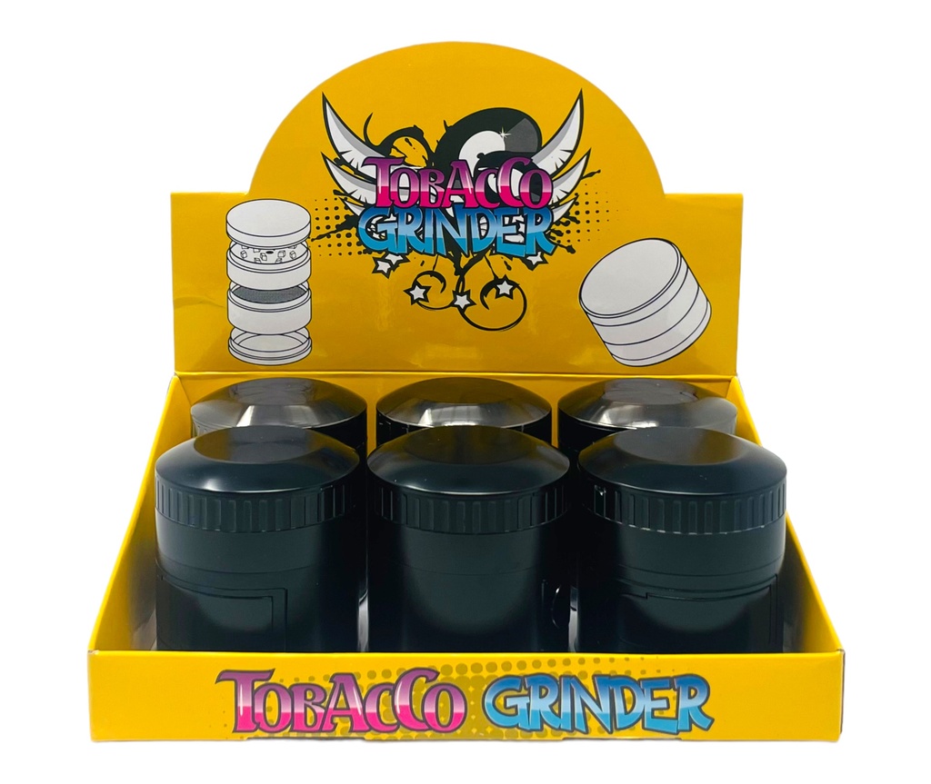 TOBACCO GRINDER 4 PARTS #MD135DYS BOX OF 6