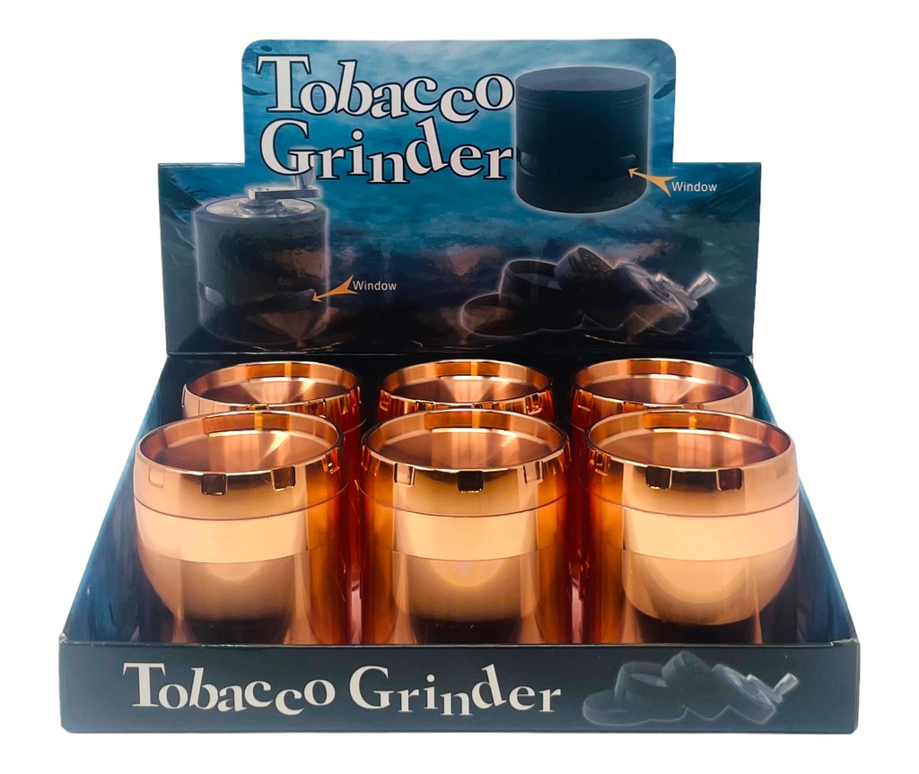 TOBACCO GRINDER 4 PARTS #MD143-1GX+1 BOX OF 6