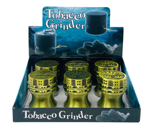 [TOBA-08077] TOBACCO GRINDER 4 PARTS #MD150JB-1MY-2 BOX OF 6