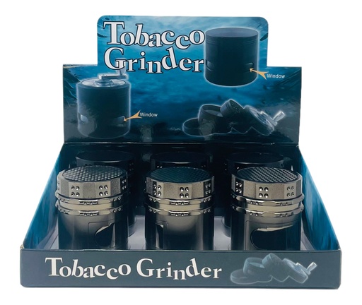 [TOBA-08079] TOBACCO GRINDER 4 PARTS #MD150DYS BOX OF 6