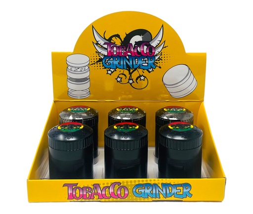 [TOBA-08091] TOBACCO GRINDER 4 PARTS #MD137K-1GT-DYS-DY BOX OF 6