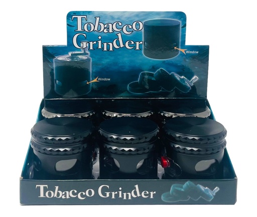 [TOBA-08099] TOBACCO GRINDER 4 PARTS #MD138KCST-RG BOX OF 6