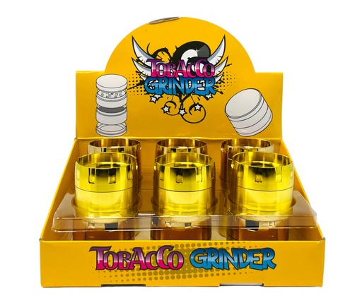 [TOBA-08107] TOBACCO GRINDER 4 PARTS #MD524RG-2P BOX OF 12
