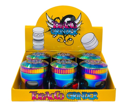 [TOBA-08115] TOBACCO GRINDER 4 PARTS #MD164K-1GT-XC BOX OF 6