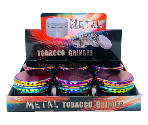 [TOBA-08121] TOBACCO GRINDER 4 PARTS #MD138XC BOX OF 6