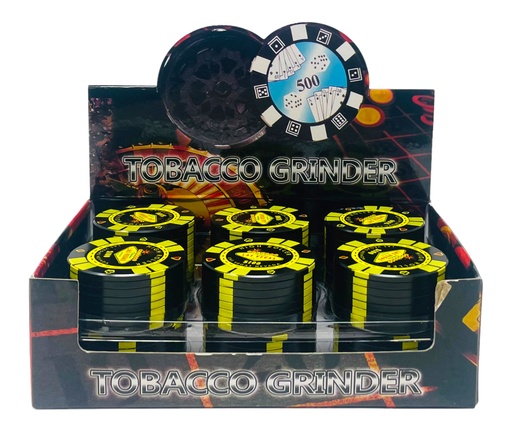 [TOBA-08157] TOBACCO GRINDER 3 PARTS #MD211-1 BOX OF 12