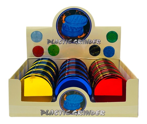 [TOBA-08169] TOBACCO GRINDER 3 PARTS #MD033D BOX OF 12