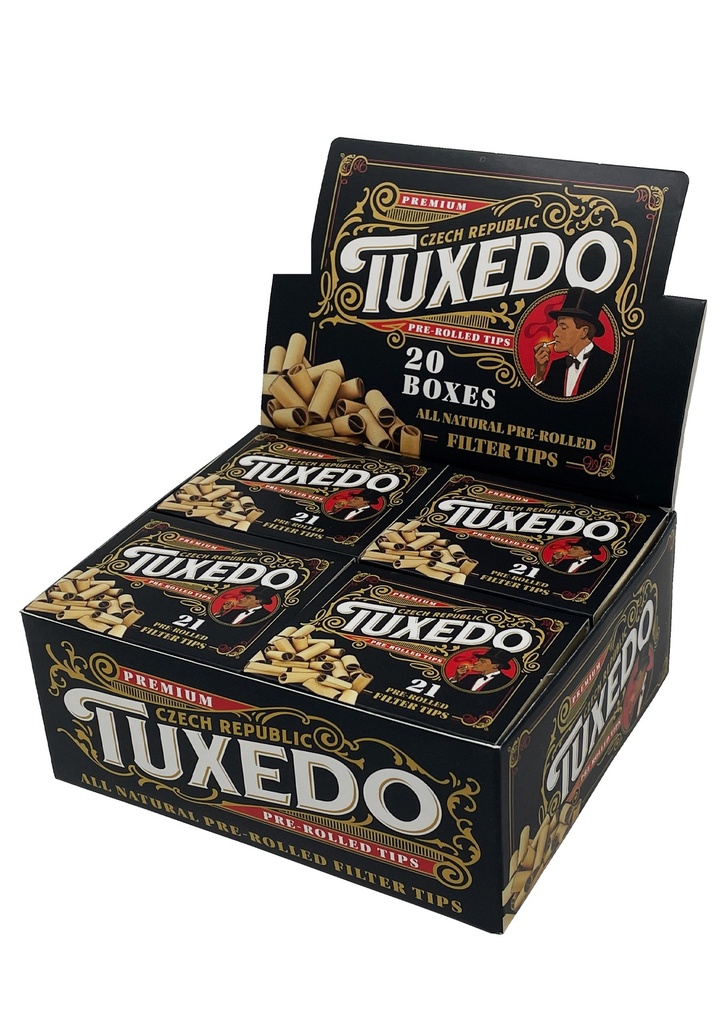 TUXEDO PREMIUM PRE-ROLLED TIPS BOX OF 20