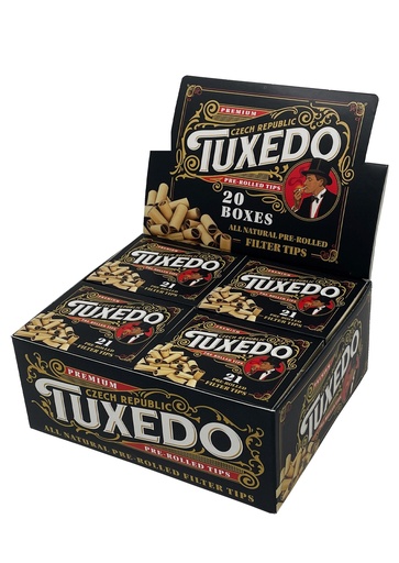 [TUXE-12066] TUXEDO PREMIUM PRE-ROLLED TIPS BOX OF 20