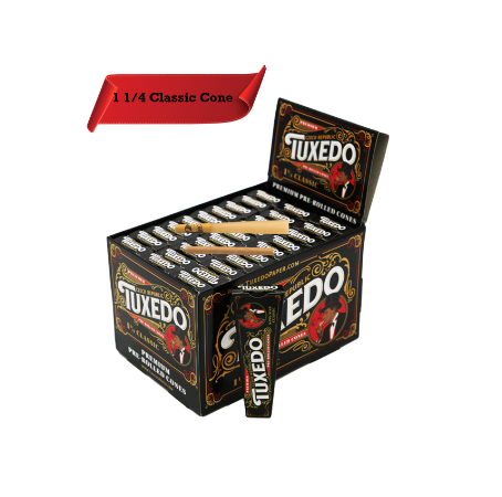 [TUXE-12072] TUXEDO CLASSIC 1 1/4 CONES 6CT BOX OF 30