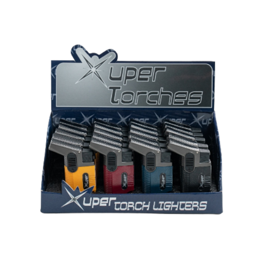 [XUPE-08987] XUPER EXTINGUISHER DOUBLE TORCH LIGHTER 98-829 BOX OF 20