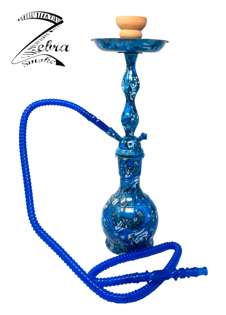 ZEBRA FRANKENSTEIN LARGE HOOKAH ASSORTED COLORS