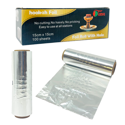 [ZEBR-05279] TANYA LARGE PRE-ROLL PUNCHED ALUMINIUM FOIL 100CT