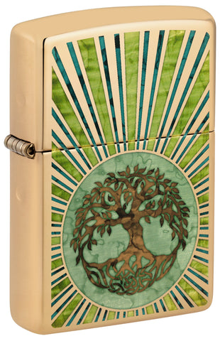 ZIPPO LIGHTER SPIRITUAL DESIGN 48391