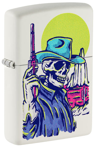ZIPPO LIGHTER COWBOY SKULL DESIGN 48502