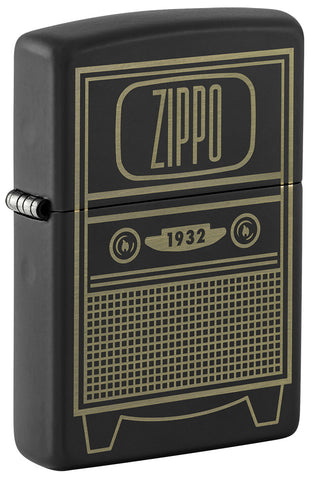 ZIPPO LIGHTER ZIPPO VINTAGE TV DESIGN 48619