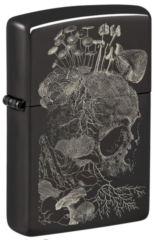 ZIPPO LIGHTER SKULL MUSHROOM DESIGN 48590