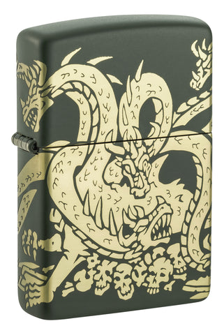 ZIPPO LIGHTER DRAGON DESIGN 48907