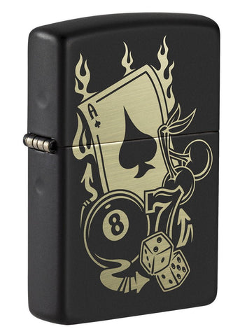 ZIPPO LIGHTER GAMBLING DESIGN 49257